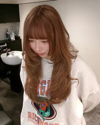 ロング カラー カラー系/カット特化 🟠オオタキマサシのヘアスタイル