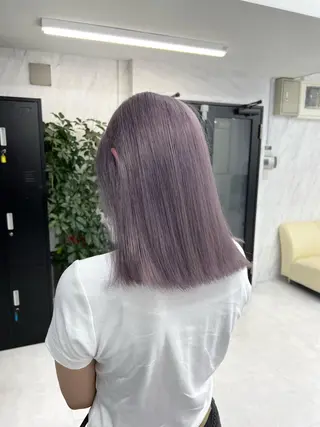 ミディアム カラー シールエクステ特化 ハイトーン、NANAのヘアスタイル