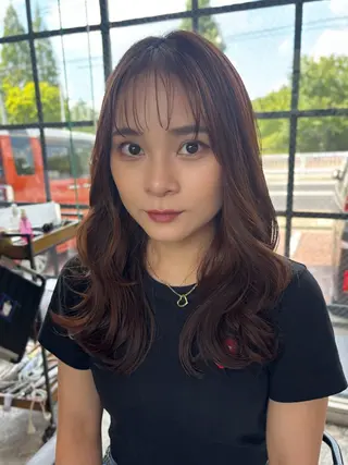 ロング はっとり ななせのヘアスタイル