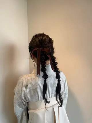 セミロング ヘアアレンジ 【Fame】  梶川 りりかのヘアスタイル