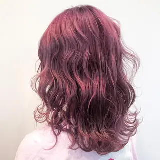 ミディアム カラー パーマ ヘアアレンジ キッズ stylist 🌸 kana.のヘアスタイル