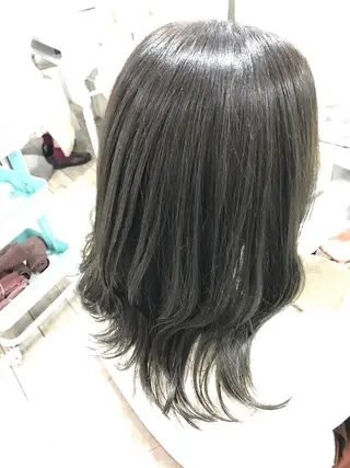 ミディアム ネモトメイナ🌿‬ 今月末で退職しますのヘアスタイル