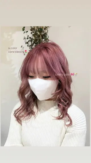セミロング カラー モテhair♡.* ﾏﾂｴｸ/さくら🍨のマツエク・マツパデザイン