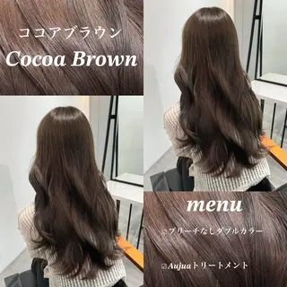 ロング カラー ヘアアレンジ ブリーチなしカラー /新百合ヶ丘/安形翔のヘアスタイル