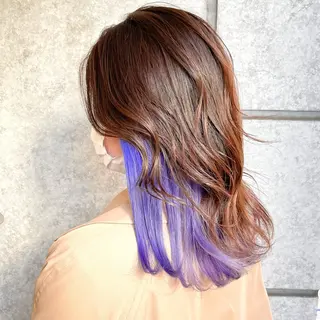 ミディアム カラー ヘアアレンジ 池袋髪質改善×レイヤ ー専門MATSUのヘアスタイル