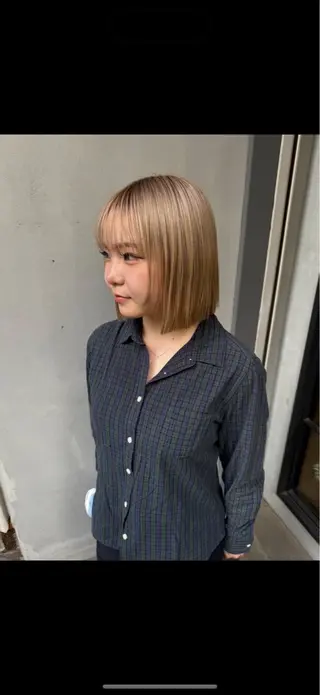 ミディアム fubuki🪷 似合わせカットカラーのヘアスタイル