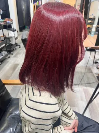 ロング カラー ブリーチカラー特化 古田YUUTOのヘアスタイル