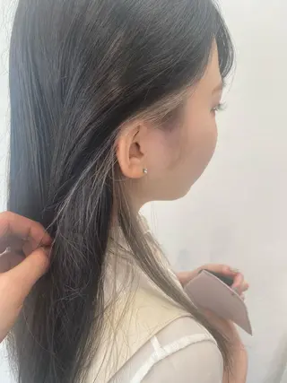 セミロング カラー パーマ ヘアアレンジ メンズ ブリーチ ハイトーン 特化🌈フジタハルキのヘアスタイル