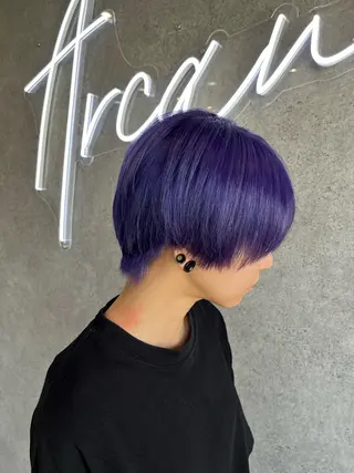 ショート カラー ARCANA イホリのヘアスタイル