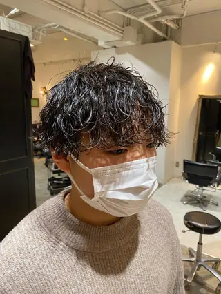 ミディアム バレイヤージュ職人 🔥代表YU-SHIのヘアスタイル