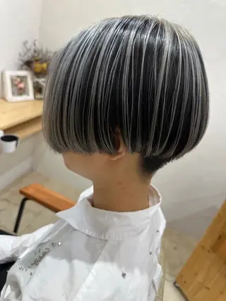 ショート 木村 彩花のヘアスタイル