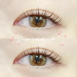 マツエク・マツパ ダイヤモンドアイズ 💎mei💎のマツエク・マツパデザイン