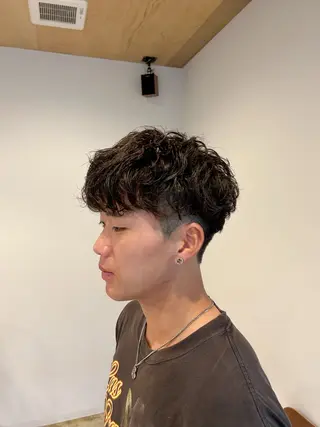 パーマ メンズ 川端 明莉のヘアスタイル