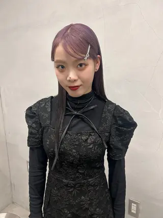 カラー 原田 朱里のヘアスタイル