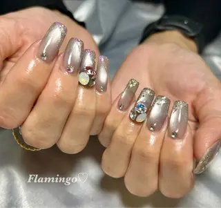 ネイル フィルイン／自爪育成 ／爪に優しい施術のネイルデザイン