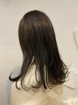 ロング カラー qpula misuzuのヘアスタイル