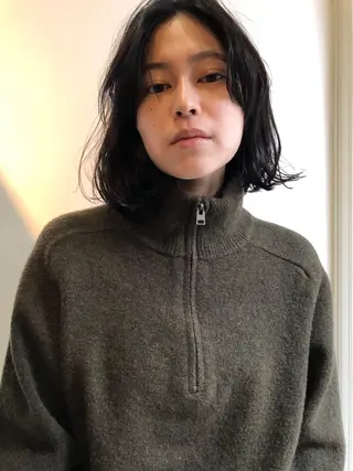 ミディアム NOUN所属・eri kinjoのヘアスタイル