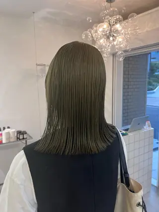 ミディアム カラー トレンドヘア◎ 店長 清原佑太のヘアスタイル