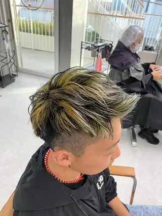 ショート カラー メンズ メンズパーマ/カラー /店長コハシ◎のヘアスタイル
