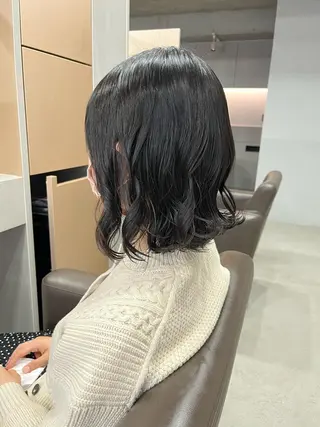 ショート パーマ ロングパーマ木村 ボブパーマのヘアスタイル