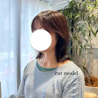 ミディアム 艶感/ナチュラル 🌿マアヤのヘアスタイル