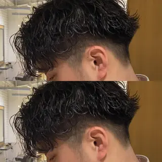 パーマ 神奈川大学最寄り白楽 三本松巧のヘアスタイル