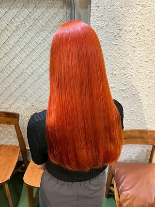 ロング カラー ヘアアレンジ ボブ×艶カラー 特化・リクト💥のヘアスタイル