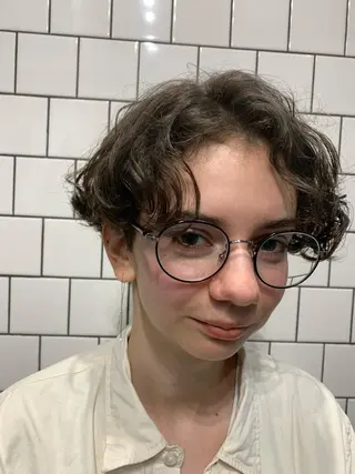 ショート パーマ メンズ専門サロン wokeのヘアスタイル