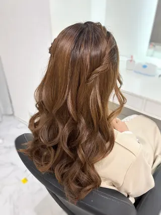 ロング ヘアセット専門店 Rのヘアスタイル