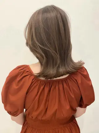 ミディアム 山﨑 燦人のヘアスタイル