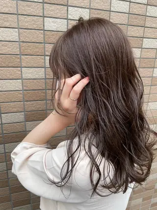 ロング カラー ヘアアレンジ 飯田 祥哉のヘアスタイル