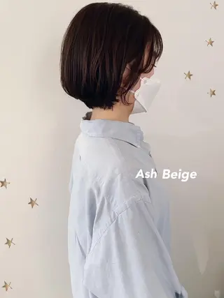 ショート カラー 市川 千夏のヘアスタイル