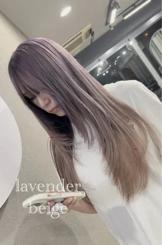 ロング カラー ヘアアレンジ VIM hairおもろまち店のヘアスタイル