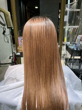 セミロング パーマ Agu Karenのヘアスタイル