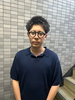 ショート パーマ メンズ 💈メンズ短髪特化 ✂︎伊藤大輝💈のヘアスタイル