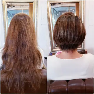 ショート 饒平名 知也のヘアスタイル