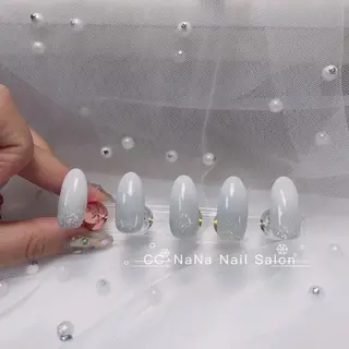 ネイル CC  NaNa ワンホンネイル🌙Nのネイルデザイン