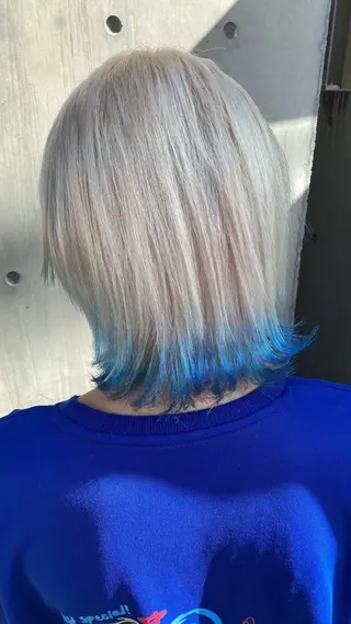 ショート カラー メンズ ✨最安値✨エクステ カラー🌼つきな🌼のヘアスタイル