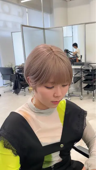 ショート カラー 大人スタイル 太田のヘアスタイル