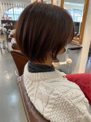 ショート カラーが上手い 辻悠月のヘアスタイル