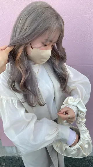 カラー ブリーチ/韓国 💫ひなた💫のヘアスタイル