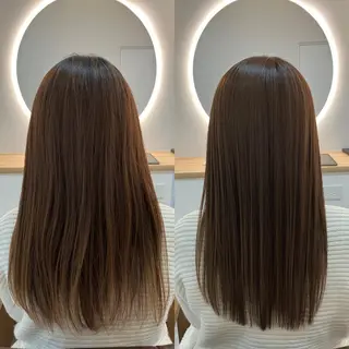 ロング カラー ヘアアレンジ キッズ 横浜関内髪質改善 re:Magoのヘアスタイル