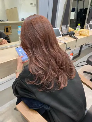 カラー Wカラー┆ブラウン ┆うる艶┆ゆうはのヘアスタイル