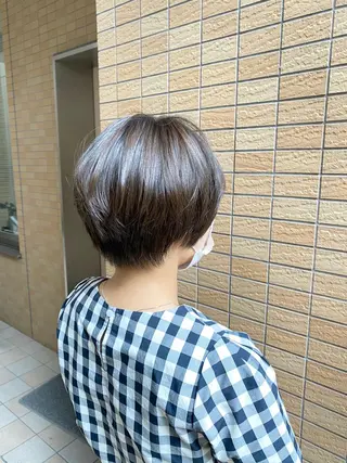 ショート カラー 髪質改善 ヒデのヘアスタイル