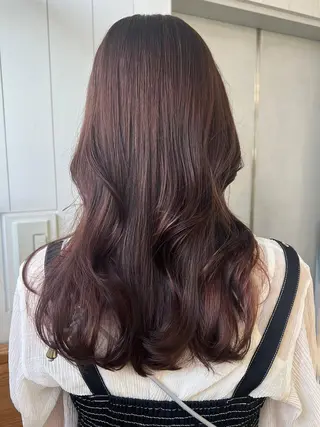 セミロング カラー パーマ ヘアアレンジ ITbyALBUM 松戸のヘアスタイル