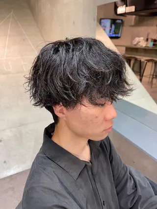 メンズ 髪質改善/堀江 ケアカラーtoshiのヘアスタイル
