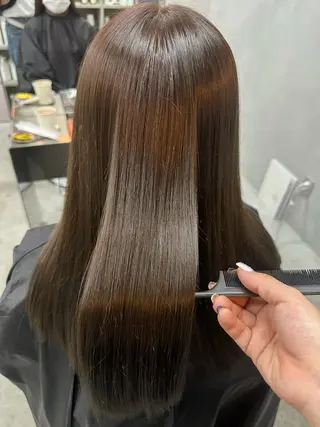 ロング 原田 朱里のヘアスタイル