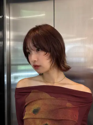 ショート 艶髪໒꒱／透明感 カラー🍀_そら🪽のヘアスタイル