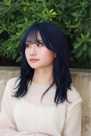 ロング カラー 浅野 匠のヘアスタイル