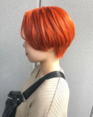 ショート MIZUHO / ダブルカラー髪質改善のヘアスタイル